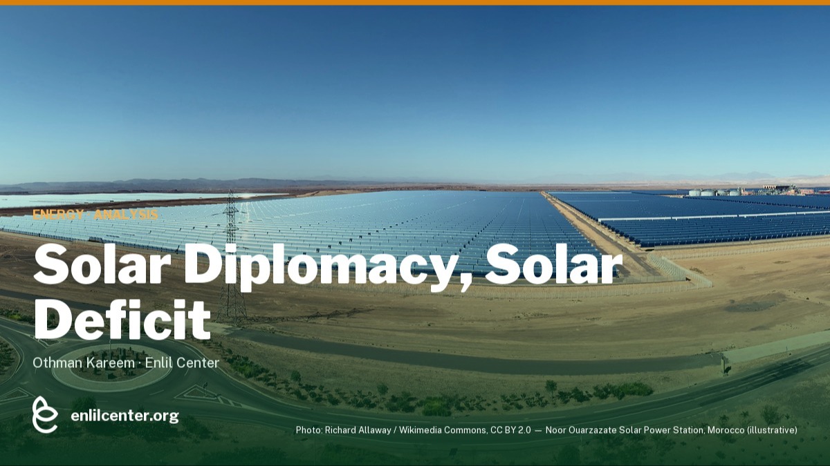 Solar Diplomacy, Solar Deficit